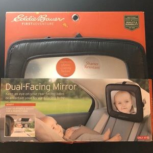 Eddie Bauer duel-facing mirror